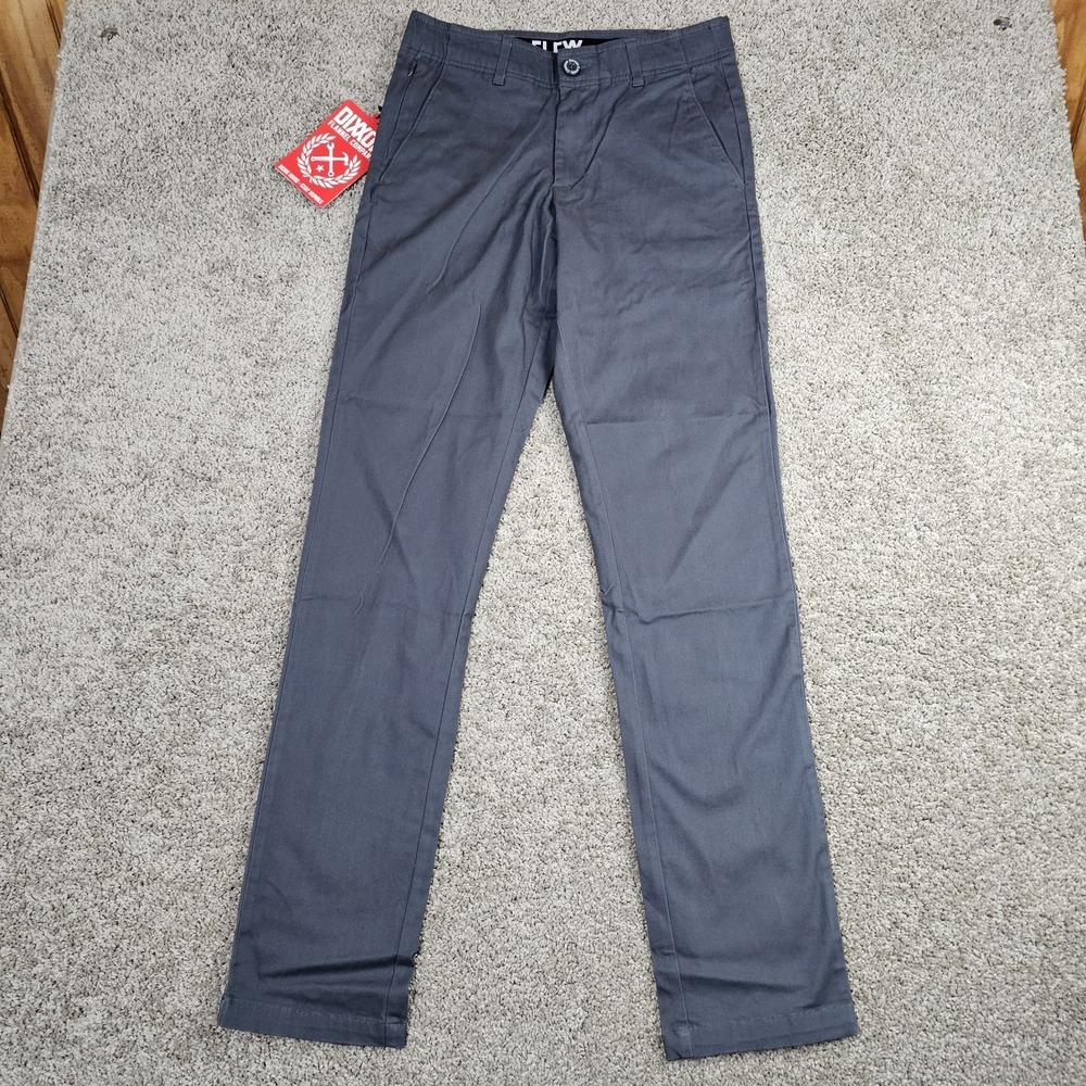 NWT Dixxon D-Flexx Chino Pants Men's 30x34 Gray Charcoal